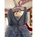 Mermaid Real Sample High Quality Blue Wedding Dress